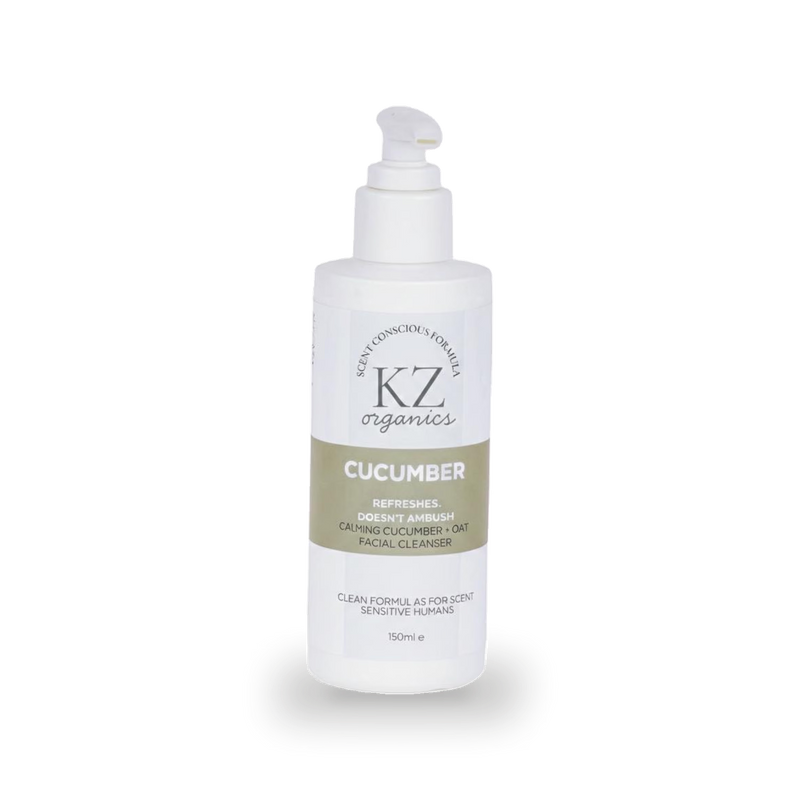 KZ Organics facial cleanser cucumber oat 200ml - British product