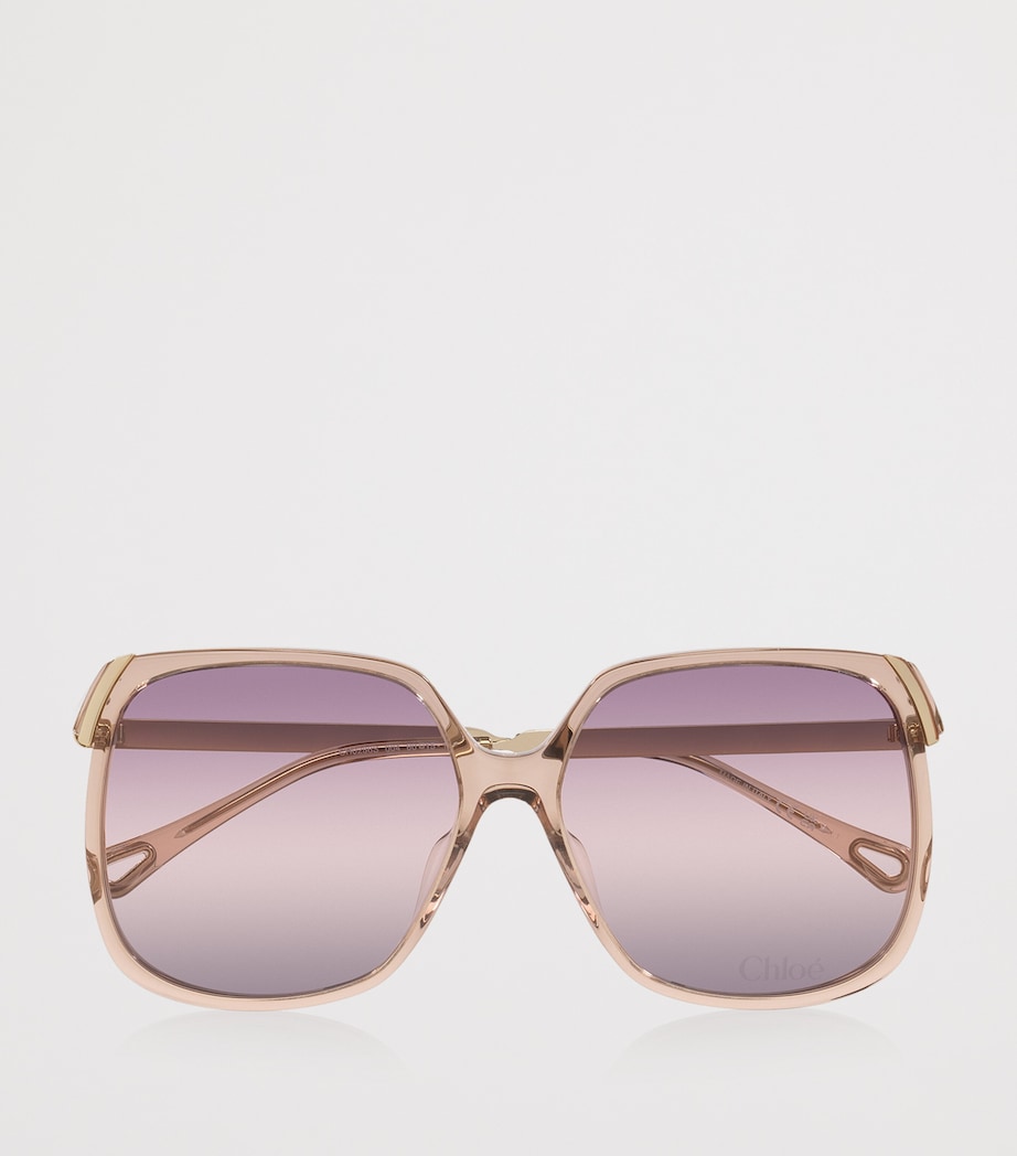Chloé CH0286S rectangular acetate sunglasses - British product