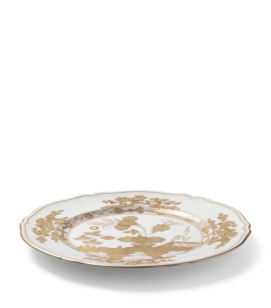 GINORI 1735 gold floral charger plate 31cm, UK version