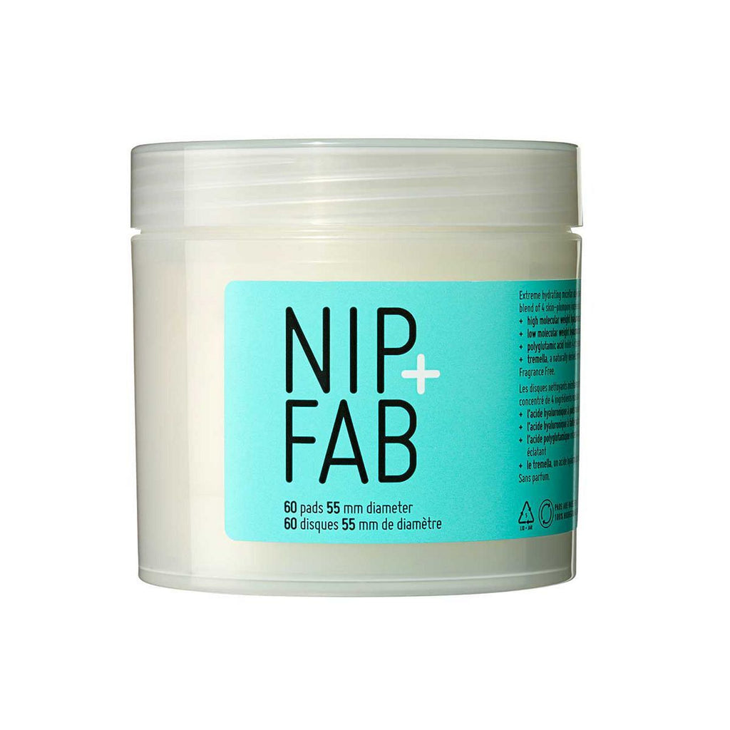 Nip+Fab Hyaluronic Fix Extreme4 Hydration Micellar Pads 60 Pads