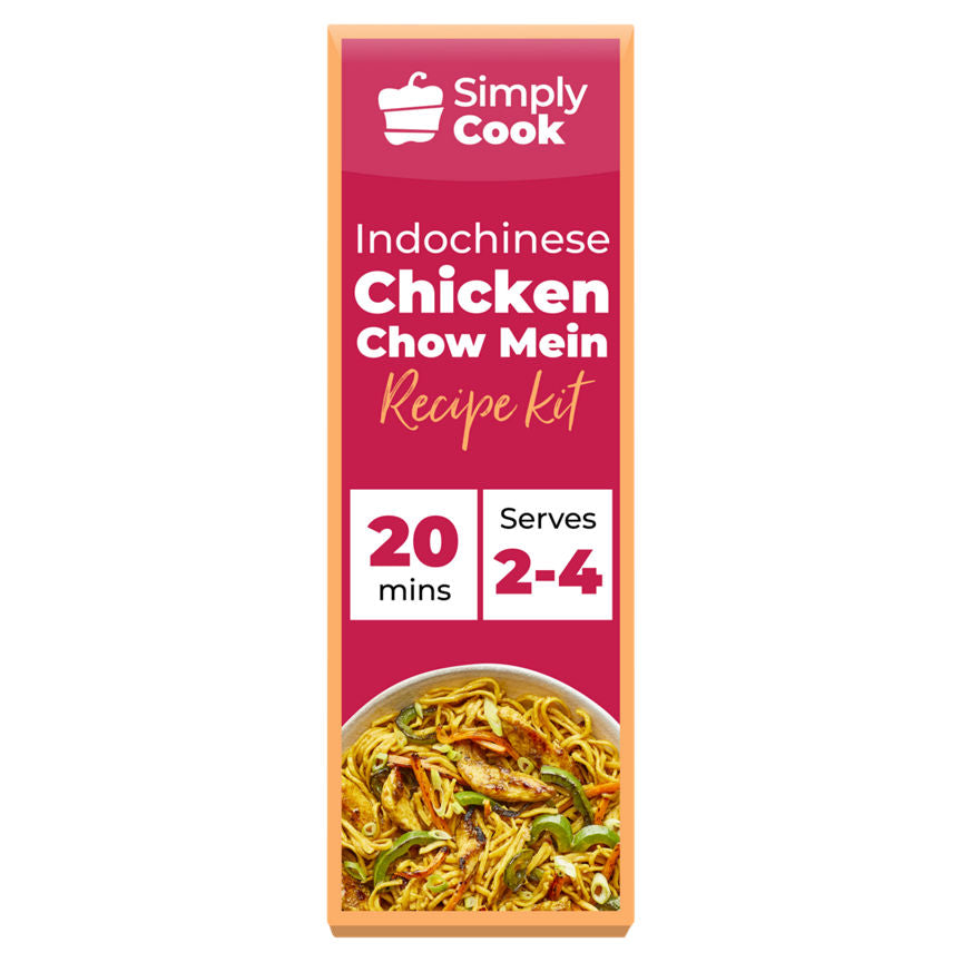 Simply Cook Indochinese Chicken Chow Mein Recipe Kit 52g GOODS ASDA   