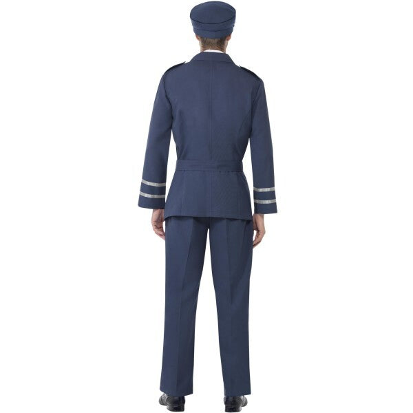 Smiffys WW2 Air Force Captain costume blue (British brand)