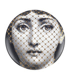 Fornasetti Tema e Variazioni plate 26cm, imported from the UK