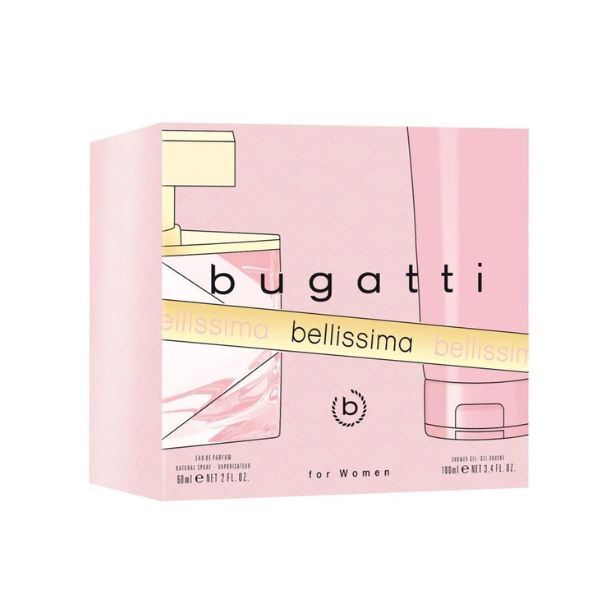 Bugatti Bellissima women's fragrance gift set 60ml and 100ml (British brand)