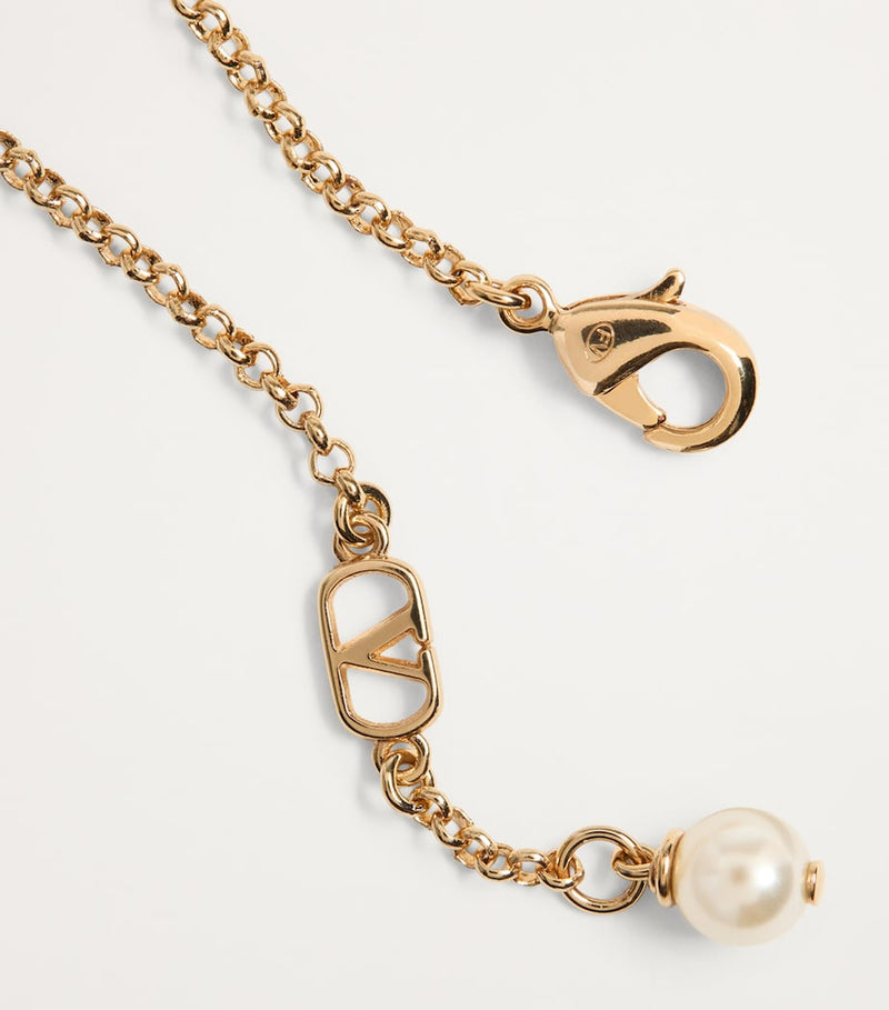 Valentino Garavani Ovalette VLogo bracelet, imported from the UK