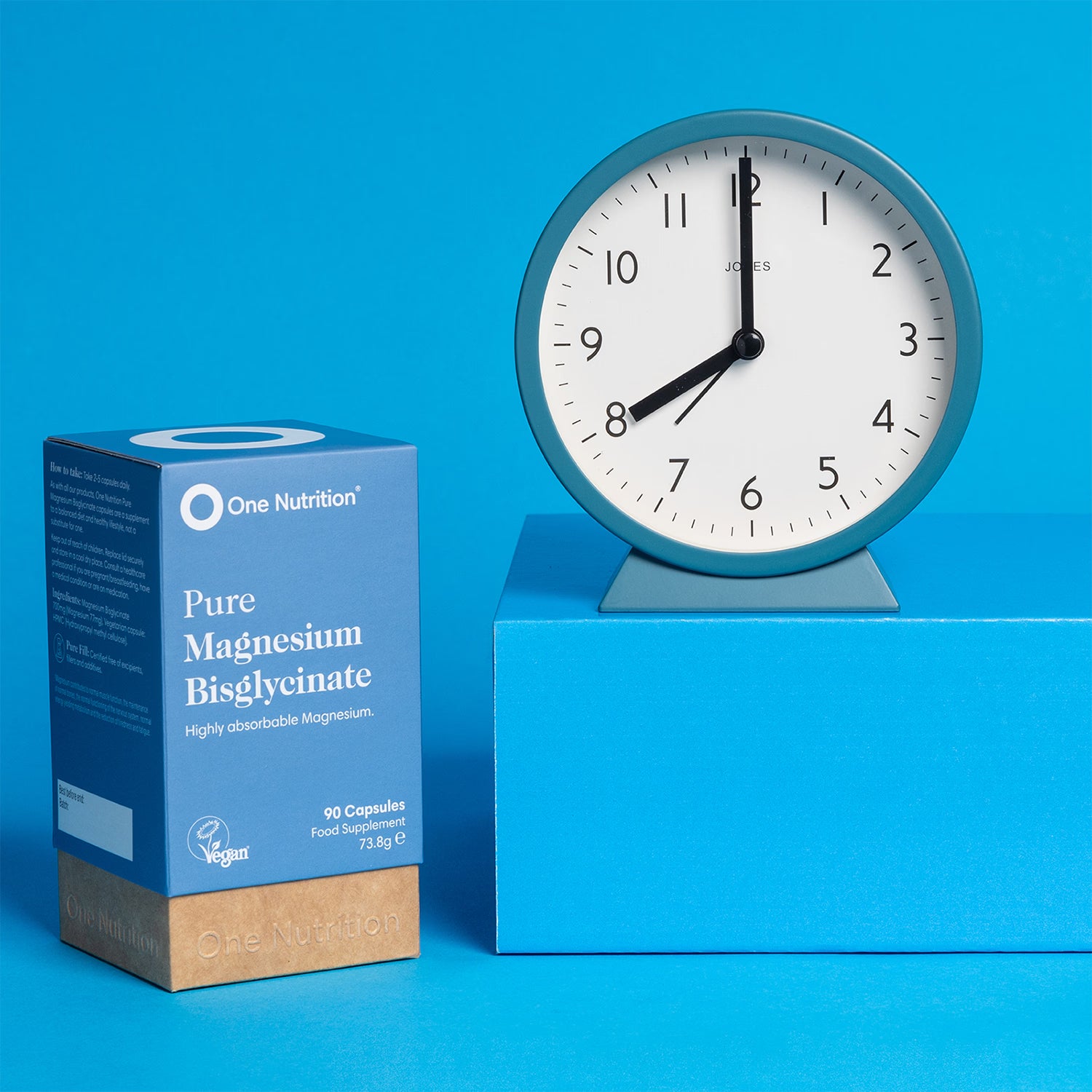 One Nutrition magnesium bisglycinate 90 capsules (British brand)
