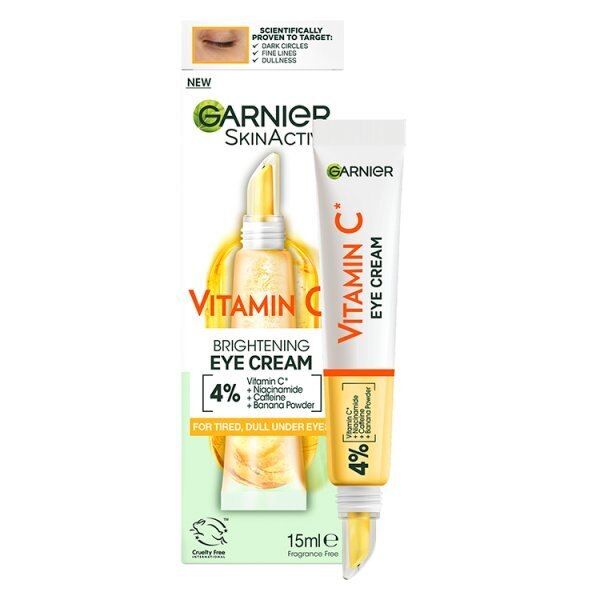 Garnier Brightening 4% Vitamin C Eye Cream 15Ml GOODS Superdrug   