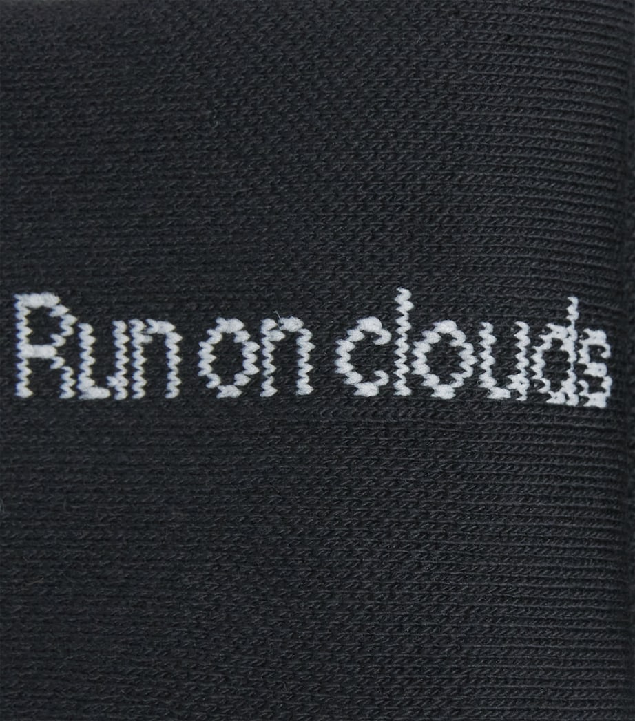On Logo Socks pack of 3 organic cotton, imported from the UK