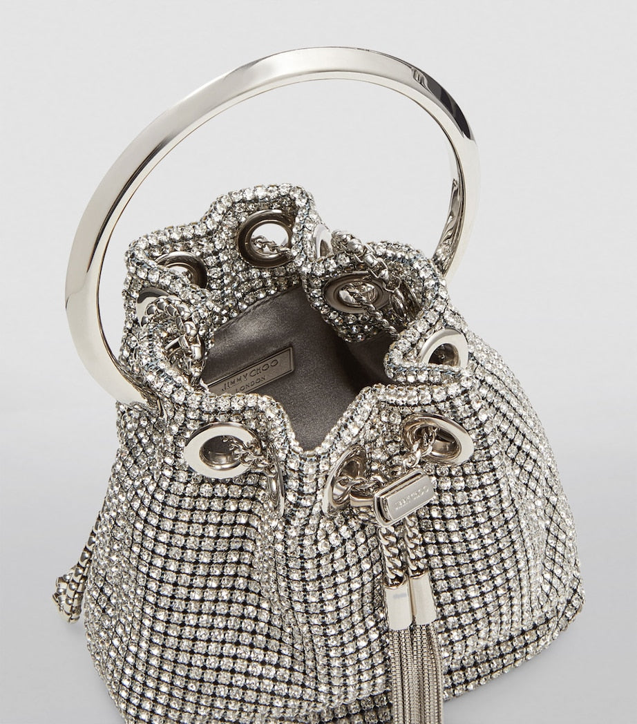 Jimmy Choo Micro Bon Bon top-handle bag (British brand)