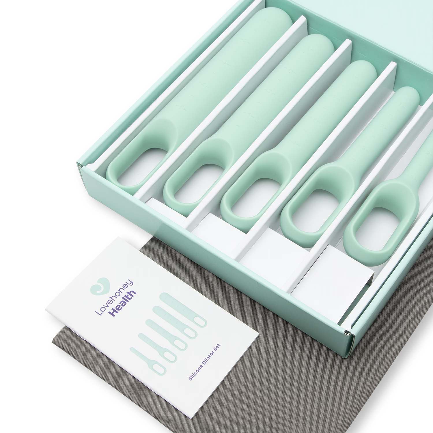 Lovehoney Health silicone dilator set of five (British brand)