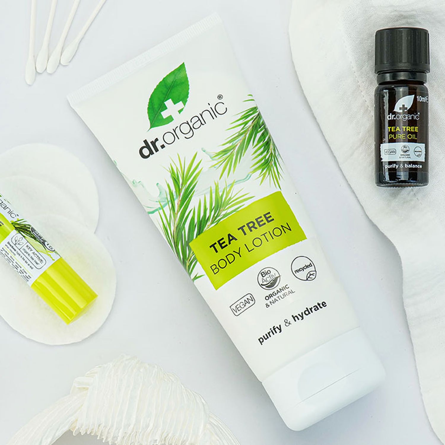 Dr Organic Tea Tree Body Lotion 200ml (British brand)