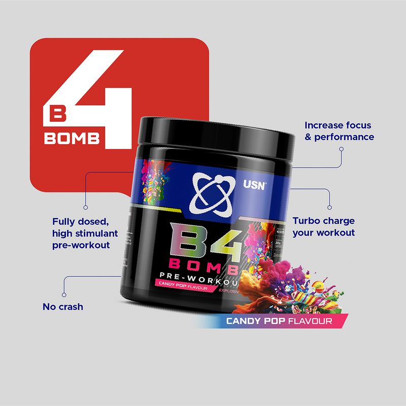 USN B4 Bomb Pre-Workout Hawaiian Pump 300g - 999308