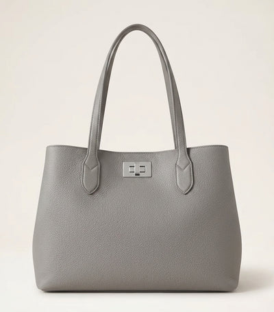 Harrods Mulberry Lily Shoulder Bag Grained Leather Postman's Lock 17cm x 21cm x 9cm- Buy online at McGrocer