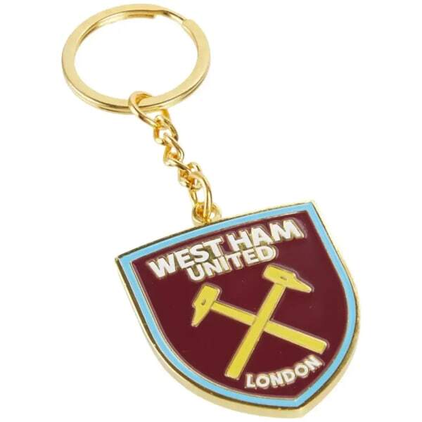 West Ham United FC Crest Enamel Keyring GOODS Superdrug   