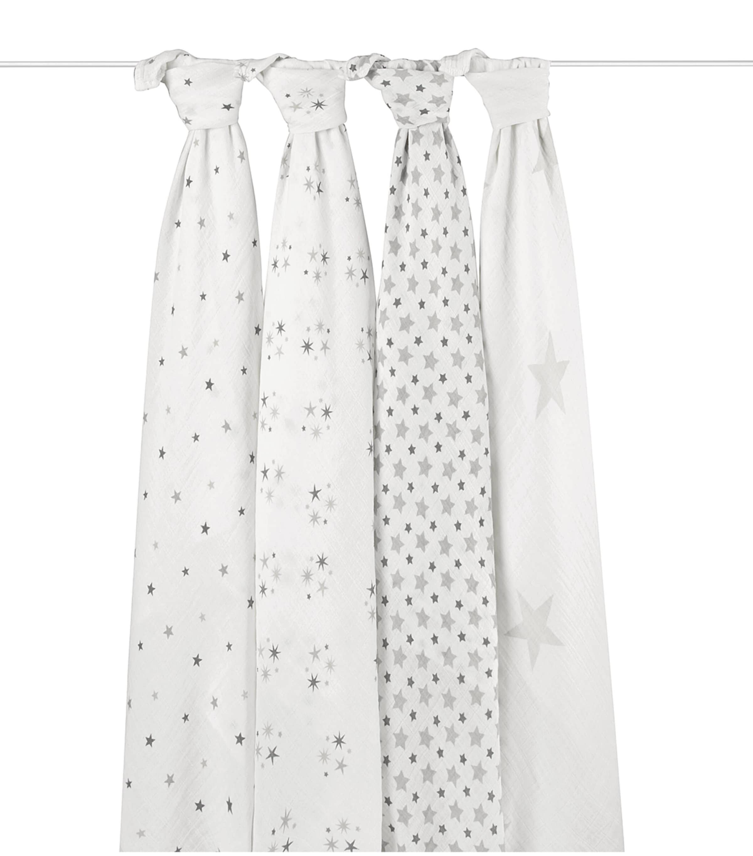 Aden & Anais baby swaddle Twinkle Swaddles set of 4, imported from the UK