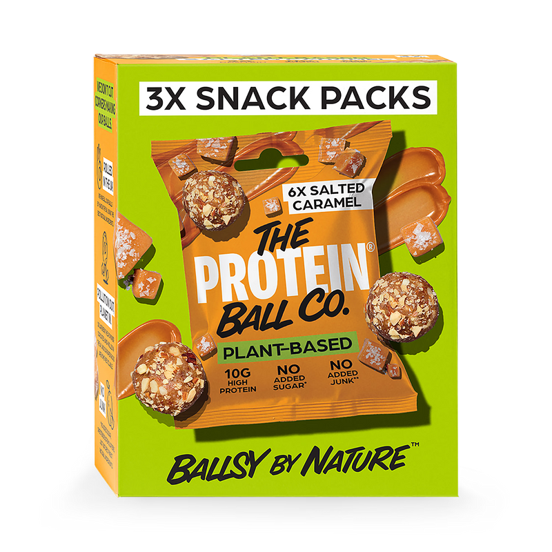 Ballsy salted caramel protein balls 3 x 45g - British product
