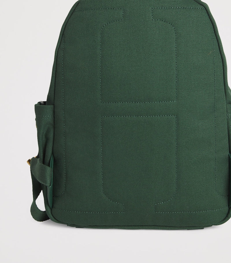 Harrods Cotton Embroidered Emblem Backpack, UK version