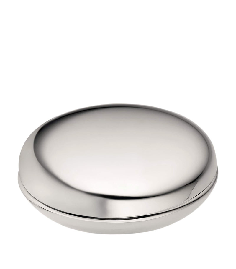 Christofle Silver-Plated Uni pill box - British product