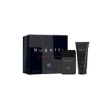 Bugatti Signature Carbon men's gift set 100ml EDT and 200ml shower gel, imported from the UK