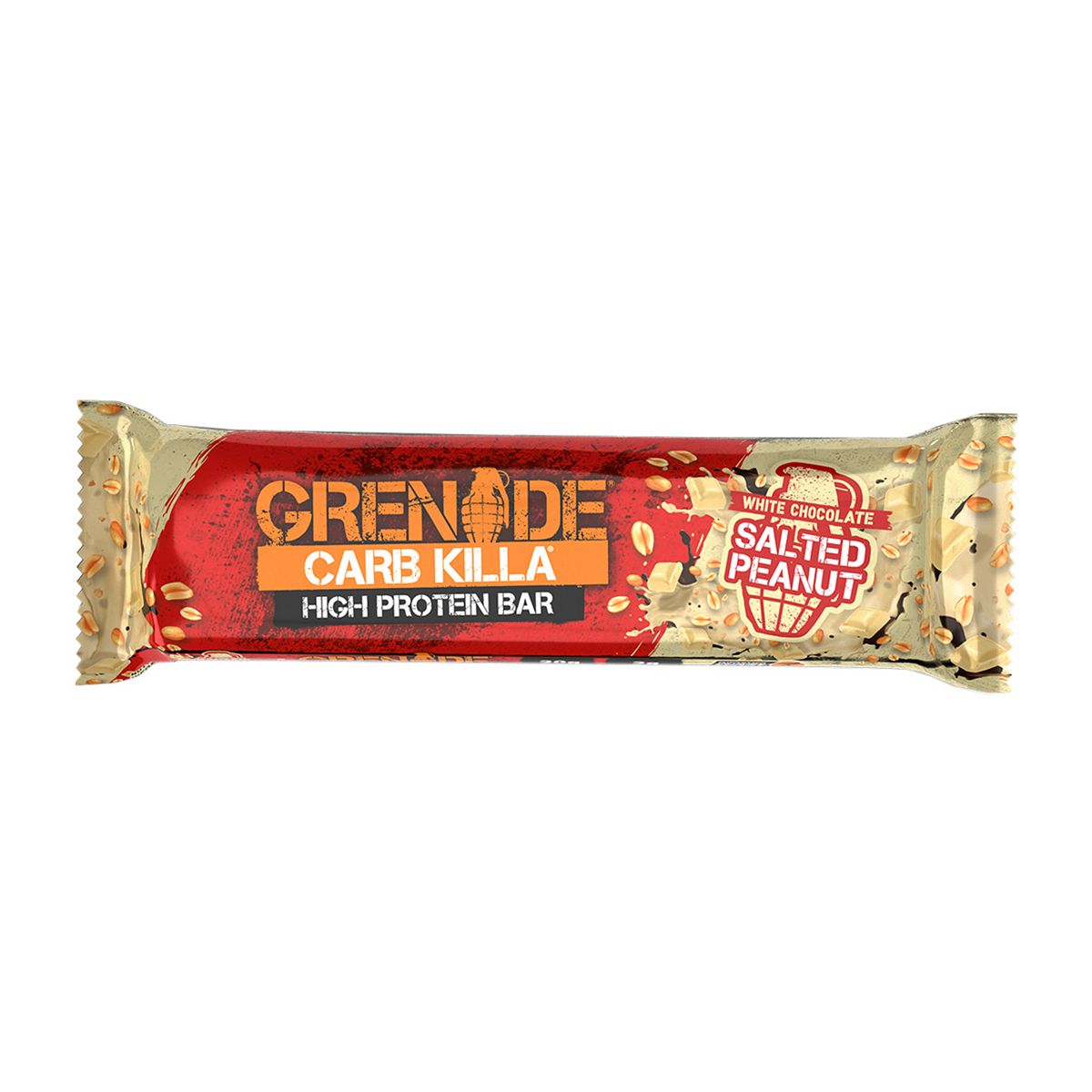 Grenade Carb Killa High Protein Bar White Chocolate Salted Peanut - 60g GOODS Boots   