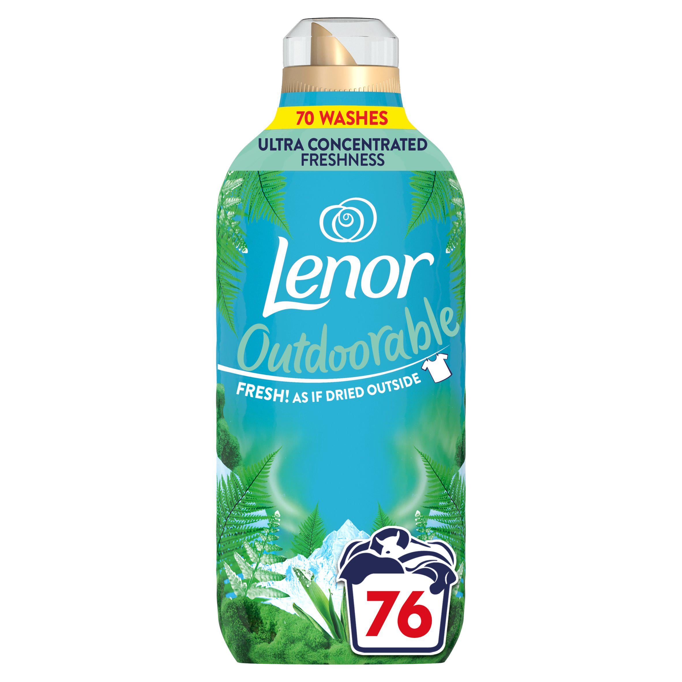 Lenor Outdoorable Northern Solstice Fabric Conditioner 76 Washes GOODS Sainsburys   