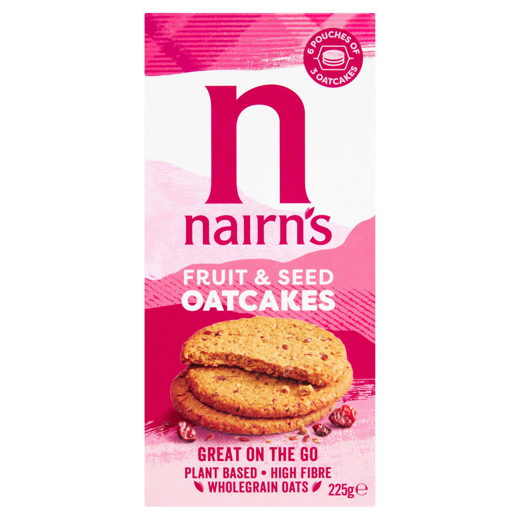 Nairn's On the Go Fruit & Seed Oatcakes 225g