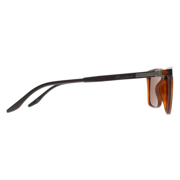 Montana brown polarised sunglasses (British brand)