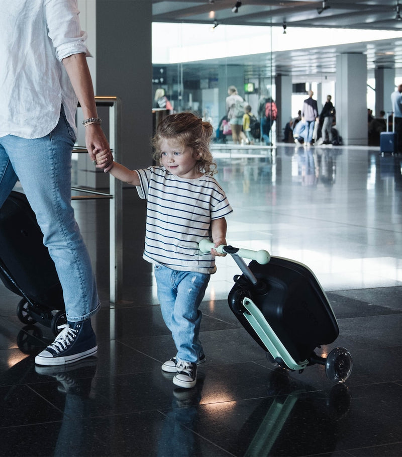 Micro Scooters mini foldable suitcase scooter with 13-litre capacity for children, imported from the UK
