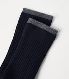 Brunello Cucinelli ribbed cotton socks, imported from the UK
