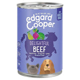 Edgard &amp;amp; Cooper Adult Grain Free Wet Dog Food with Beef   400g