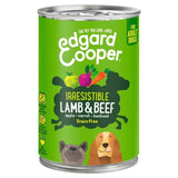 Edgard &amp;amp; Cooper Adult Grain Free Wet Dog Food with Lamb &amp;amp; Beef   400g