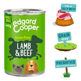 Edgard &amp;amp; Cooper Adult Grain Free Wet Dog Food with Lamb &amp;amp; Beef   400g