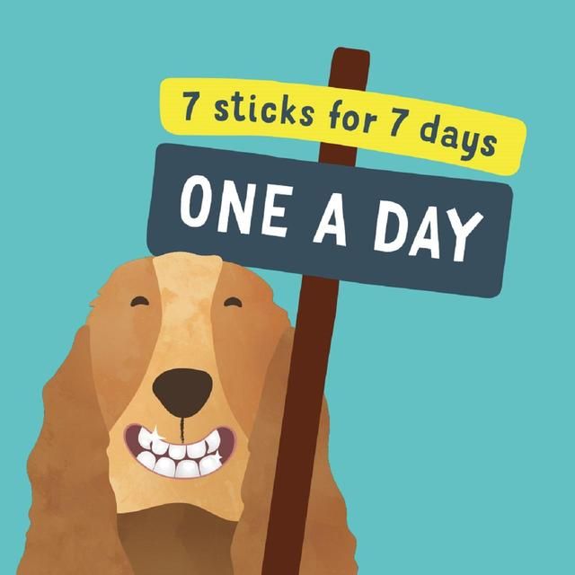 Edgard &amp;amp; Cooper Apple &amp;amp; Eucalyptus Medium Dog Dental Sticks   7 per pack