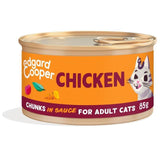 Edgard &amp;amp; Cooper Cat Chunks in Sauce Adult Chicken   85g