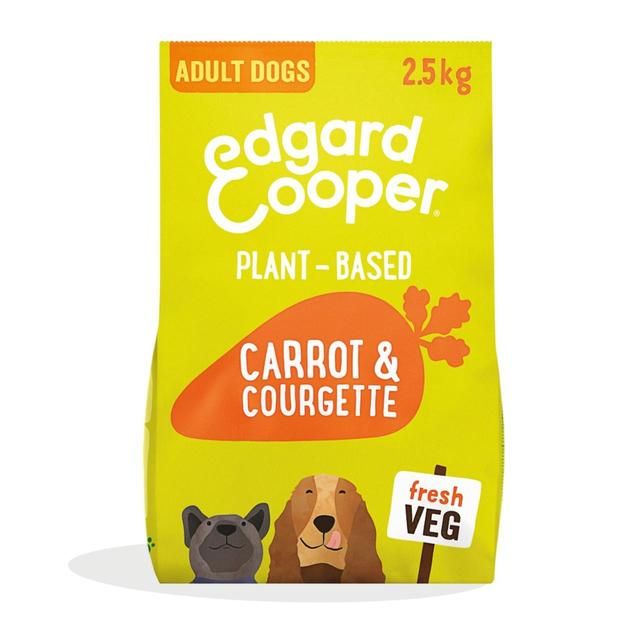 Edgard &amp;amp; Cooper Fresh Dog Dry Food Plant Based Adult Carrot &amp;amp; Courgette   2.5kg