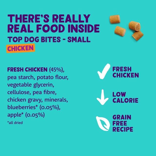 Edgard &amp;amp; Cooper Fresh Dog Small Bites Adult Grain Free Family Pack Chicken   120g