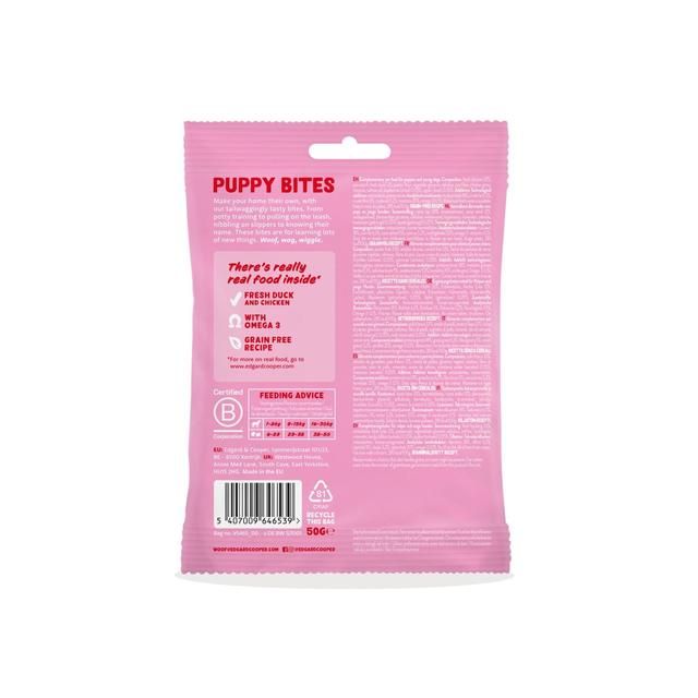 Edgard & Cooper Fresh Dog Small Bites Puppy Grain Free Duck & Chicken   50g