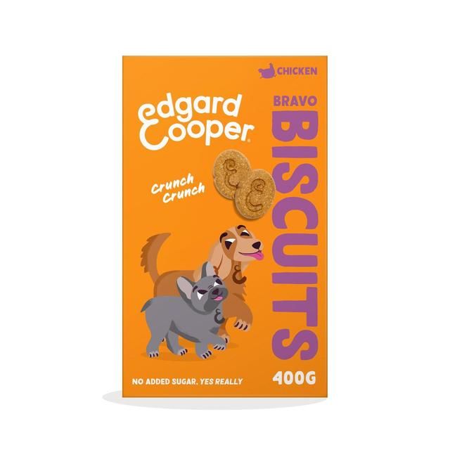 Edgard & Cooper Fresh Dog Treats Biscuits Chicken   400g