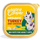 Edgard &amp;amp; Cooper Organic Cat Pate Adult Turkey   85g