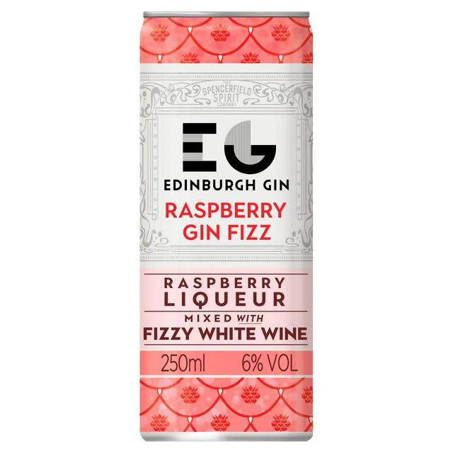 Edinburgh Gin Raspberry Gin Fizz 250ml