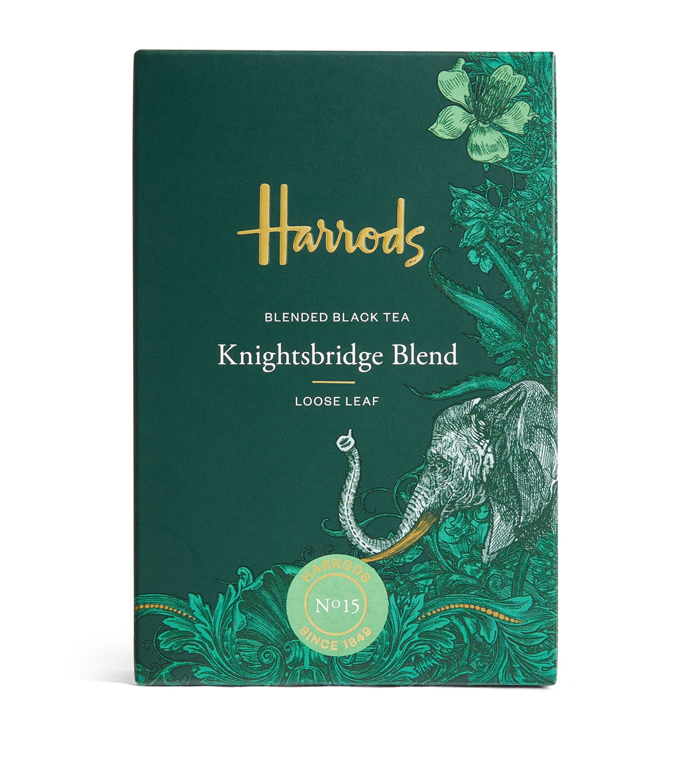 Harrods No. 15 Knightsbridge Blend loose leaf tea 200g, UK version