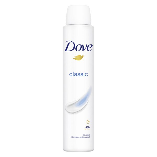 Dove Women Antiperspirant Deodorant Classic Aerosol 200ml GOODS Superdrug   