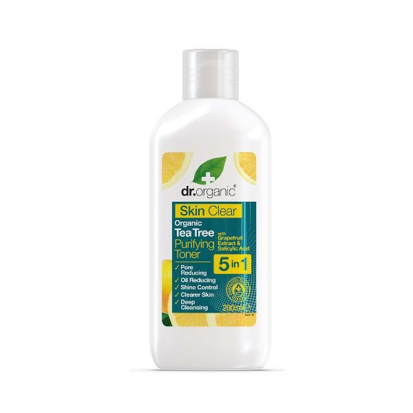 Dr Organic Skin Clear 5 in 1 toner 200ml, UK version