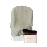 Danielle Creations tanning kit with exfoliating glove and brush (British brand)