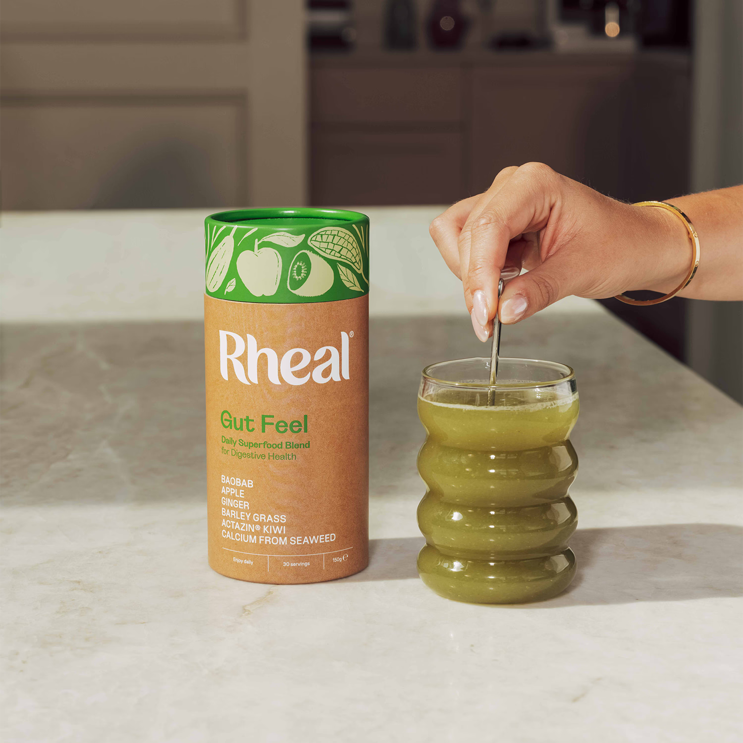 Rheal Superfoods Gut Feel superfood blend 150g, UK version