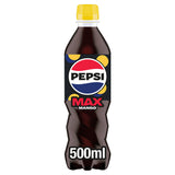 Pepsi Max Mango No Sugar Cola Bottle 500ml GOODS Sainsburys   