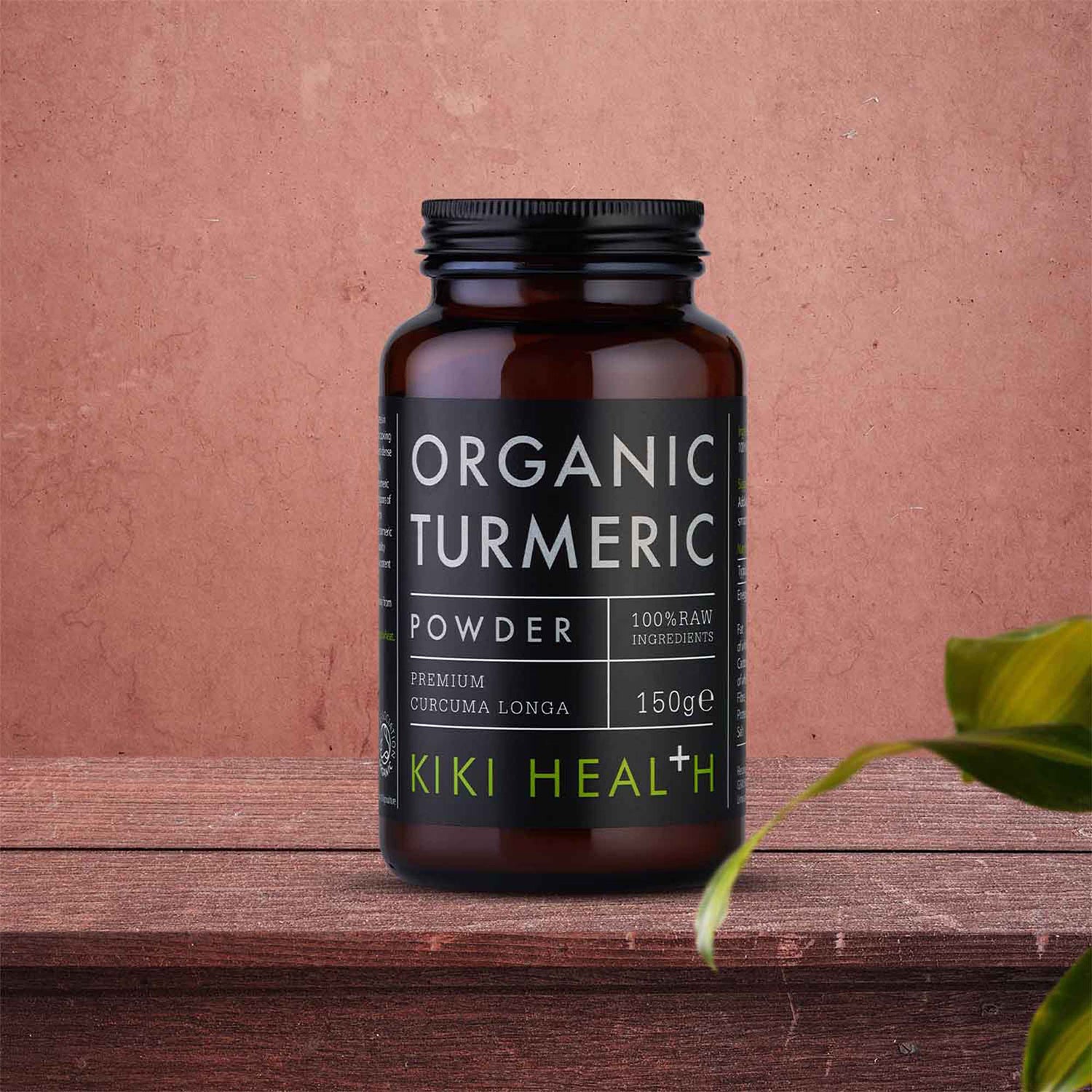 KIKI Health organic turmeric powder 150g, imported from the UK