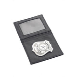 Smiffys police badge in silver wallet, imported from the UK