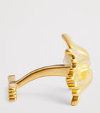 Babette Wasserman gold-plated farfalle cufflinks, UK version