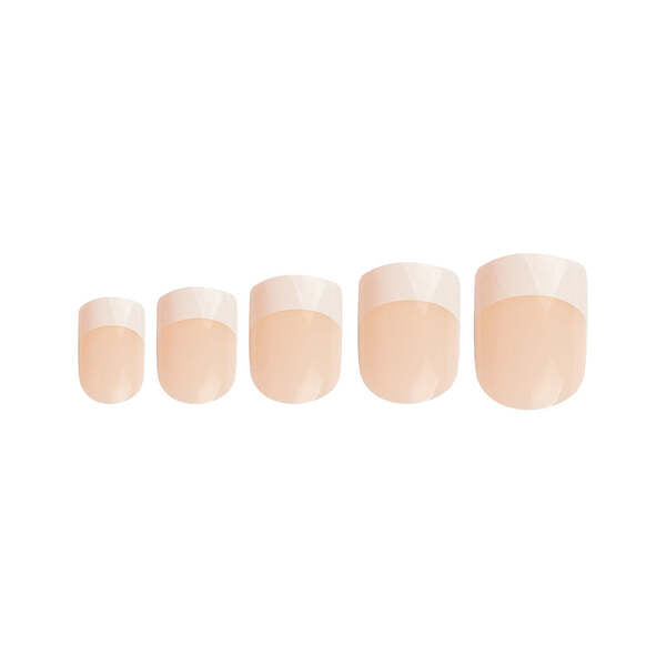 Invogue Pink French Square Nails